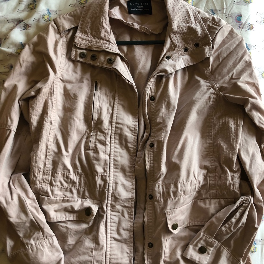Blush Cargo Jacket